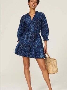 Eyelet Puff Sleeve Dress Lauren Ralph Lauren